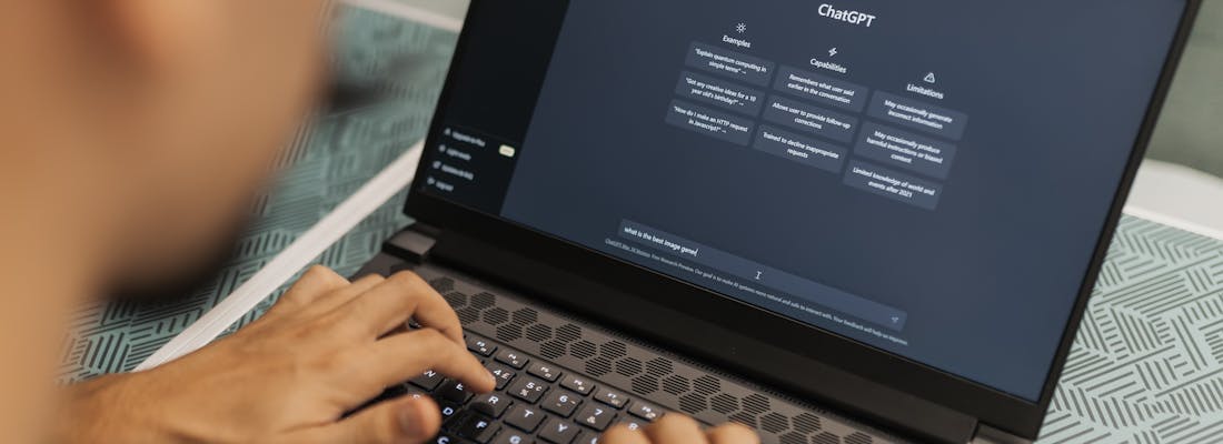 Student using ChatGPT by Matheus Bertelli