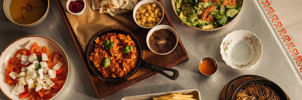 Spread of food in Abu Dhabi