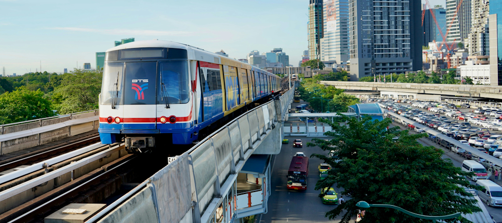 BTS Skytrain in Bangkok by ThaimaaOpas on Unsplash