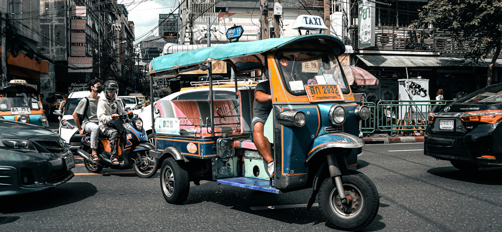Tuk-tuk in Bangkok by Lucas T. on Unsplash