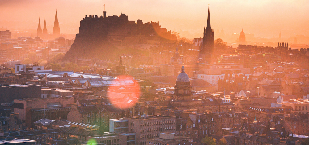Edinburgh cityscape by Natalie Parham via Unsplash
