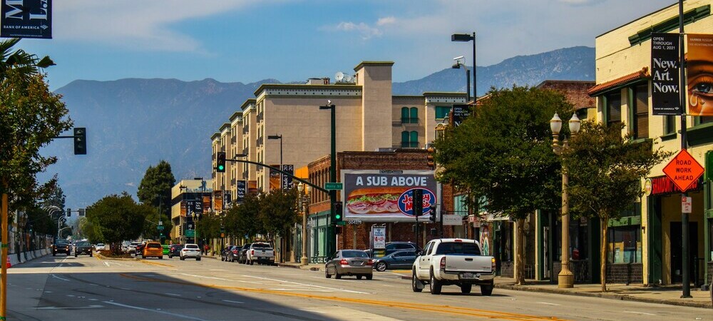 A street in Pasadena