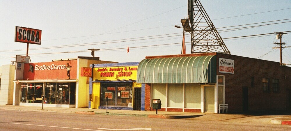 Streetside shops in Culver City