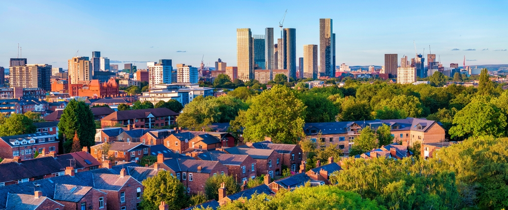Manchester homes and offices by Bardhok Ndoji via Shutterstock