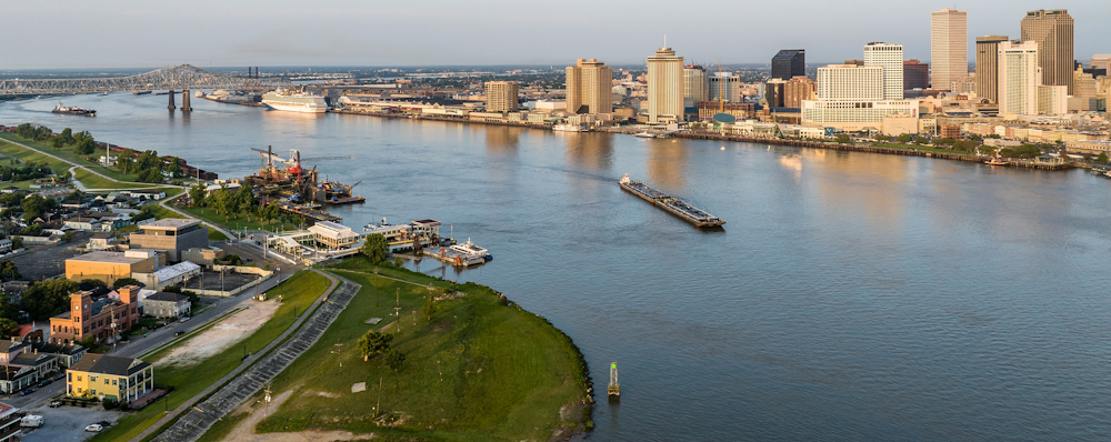 New Orleans and the Mississippi by Ricky Beron on Unsplash