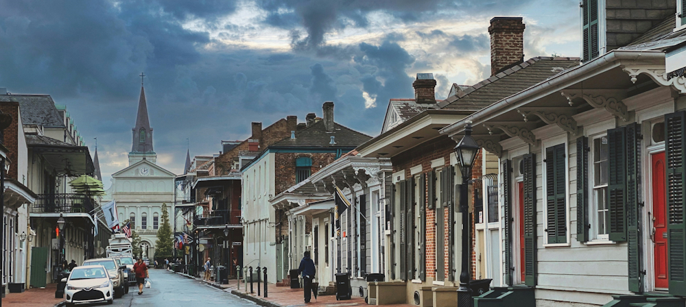 Creole Cottages in the French Quarter of New Orleans by Nick Agee on Unsplash