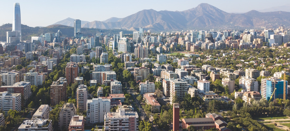 View of Santiago city