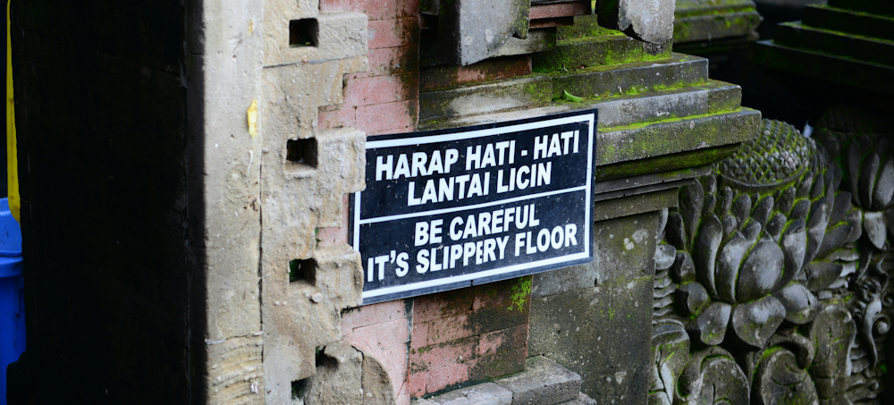 Language barrier in Indonesia