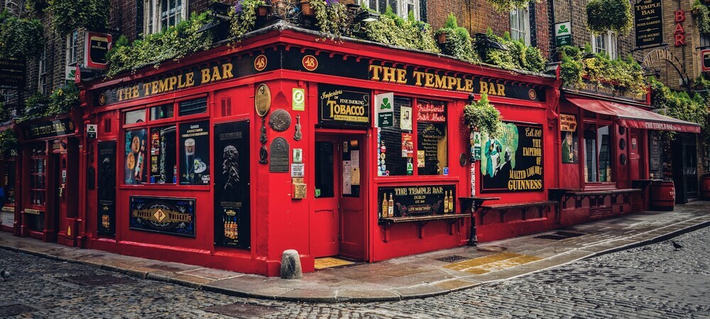 The Temple Bar Pub in Dublin by Leonard Niederwimmer