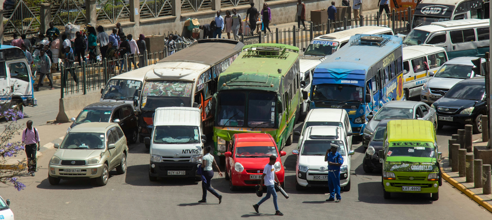 Traffic jam in Nairobi by Michael Njoroge on Unsplash