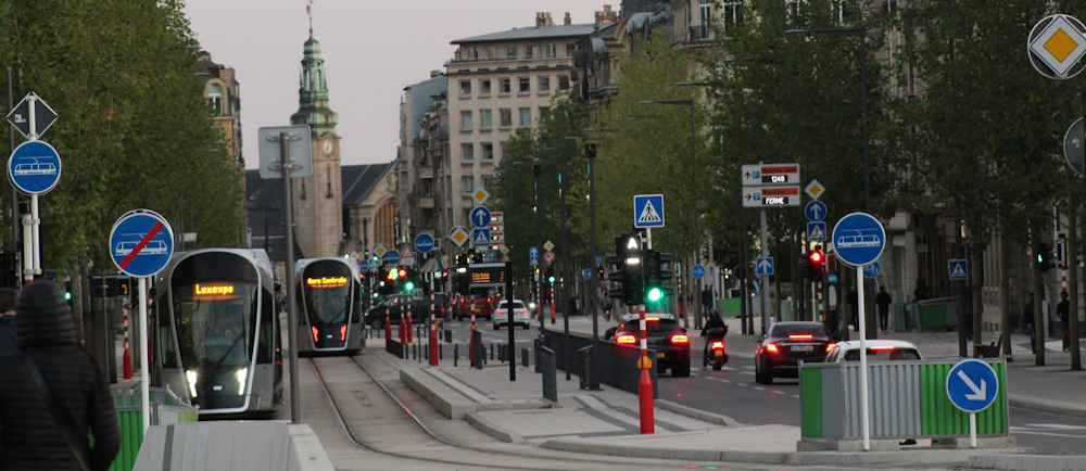 Trams in Luxembourg by Felicia Varzari on Unsplash
