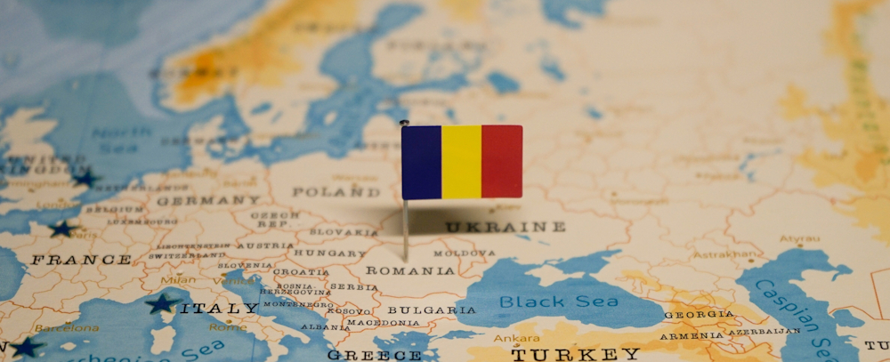 Map of Romania