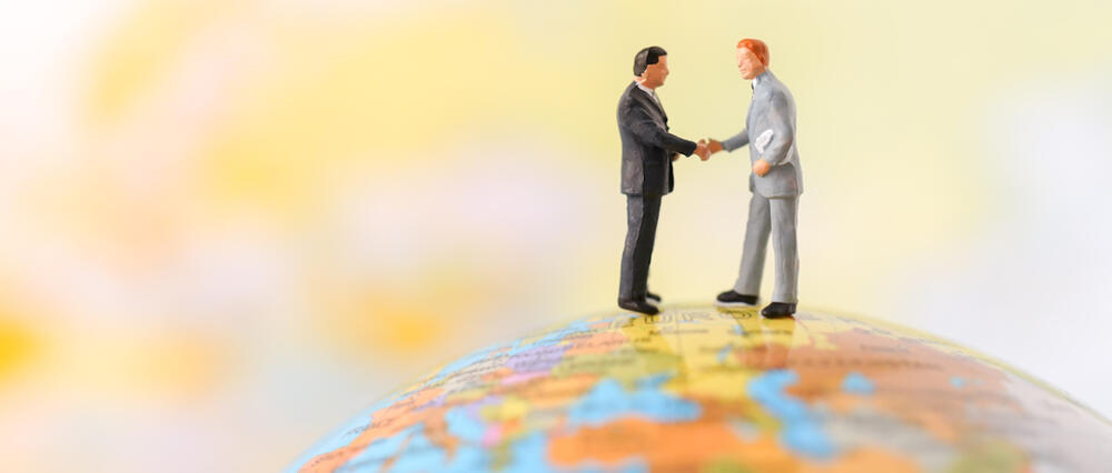 businessmen shaking hands